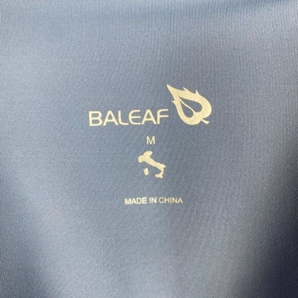 Baleaf Women’s Workout - Yoga - Loungewear Blue Leggings Size M NWOT - Picture 3 of 6